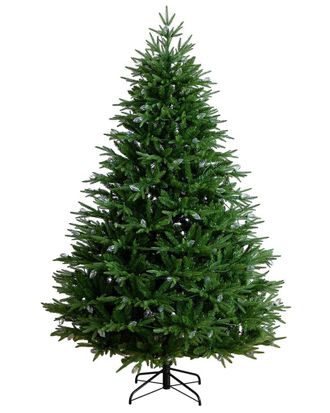 Nearly Natural 7Ft. Pre-Lit Artificial Luxembourg Pine Christmas Tree