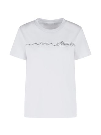 Moncler Logo Cotton T Shirt