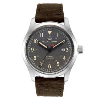 Glycine Combat Field Automatic Grey Dial Mens Watch GL0563