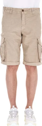 Myths Zeus Cotton-Lino Cargo Shorts