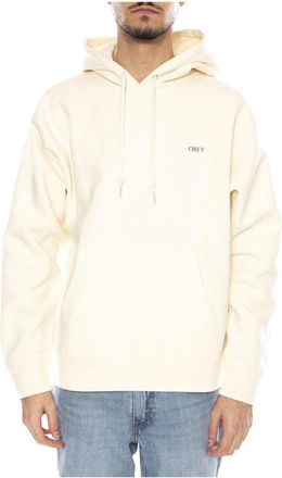 Obey Hoodies - Heren - Hoodies - Beige - M - Hoodies & sweatvesten