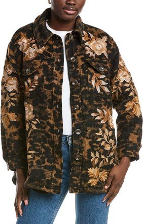 Johnny Was Oversized Shirt Jacket