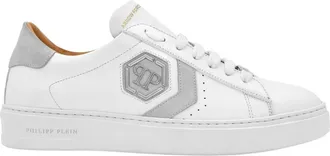 Philipp Plein Heren, Schoenen, Wit, Maat: 46 EU Leer