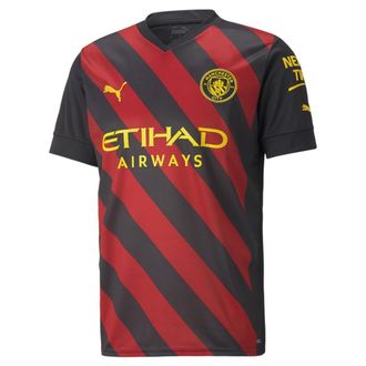 Puma Man City Away Mens Jersey 22/23 (L) Black/Red