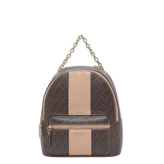 Liu Jo Backpacks, female, Brown, Size: ONE SIZE Macro Drummed Print Backpack