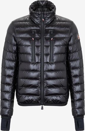 Moncler Kurze Steppjacke aus technischem Stoff mit Stehkragen