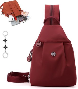 Generic Waterproof 2-Way Commuter Bag, with Waterproof Oxford, 2026 New 3 in 1 Tote Bag, Smart Storage System to Daily Travel (Red)