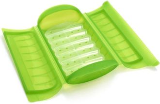 L&eacute;ku&eacute; L&eacute;ku&eacute; - Papillote per 2 persone, colore: Verde con filtro bianco