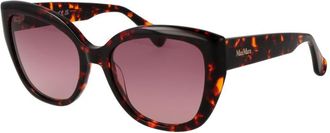 Max Mara Brown Acetate Womens Sunglasses