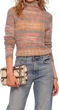 Heartloom Astrid Long Sleeve Sweater In Multi