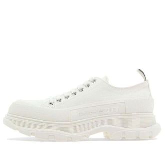 Alexander McQueen Tread Slick Low Lace Up Shoes White 705660W4MV29000