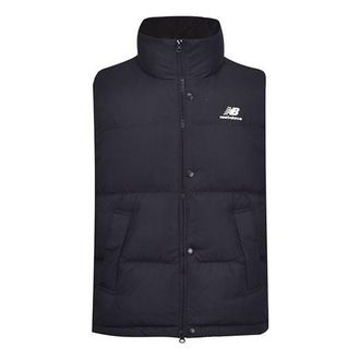 New Balance Casual Down Vest Black White NJA4E013-BK