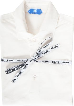 Kiton Kired Posi Short Sleeve Quarter Button Polo Shirt