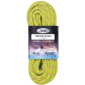 Beal Cuerda Rando 8mm 20m Dorada Seca-amarilla Beal