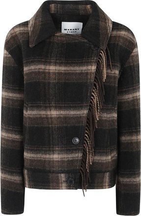 Isabel Marant Jassen, Dames, Veelkleurig, S, Galeane Korte Jas