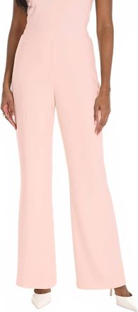 Frank Lyman Design Knit Wide Leg Pant In Blush