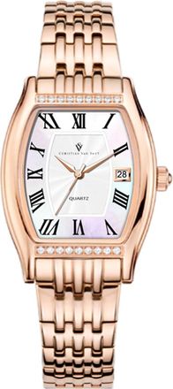 Christian Van Sant Womens Gemma White Dial Watch