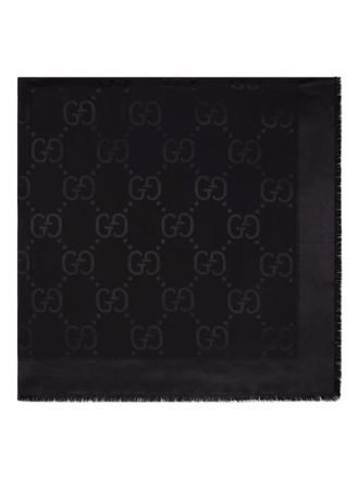 Gucci Sjaal met jacquard - Zwart