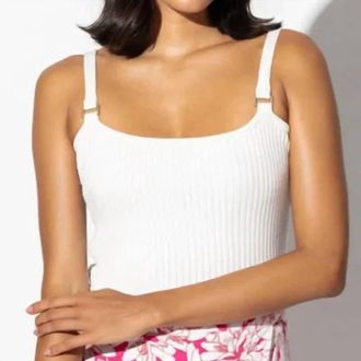 Lusana Christine Top In White
