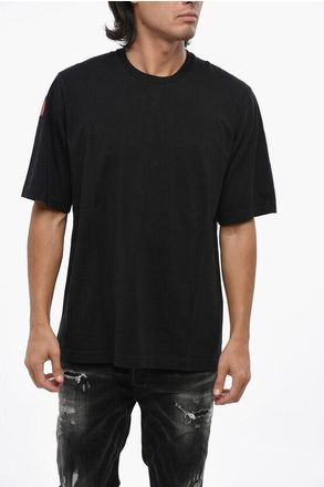 Dsquared2 Crew Neck Cotton T-Shirt with Back Printed Logo size Xl