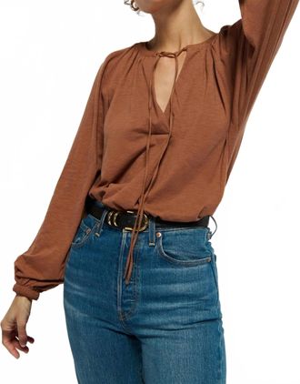 Nation Ltd Chiara Long Sleeve Top