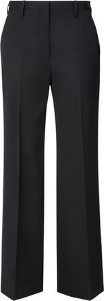 Fendi Black Flat Front Pant