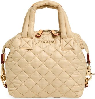 MZ Wallace Micro Sutton Tote in Buff at Nordstrom