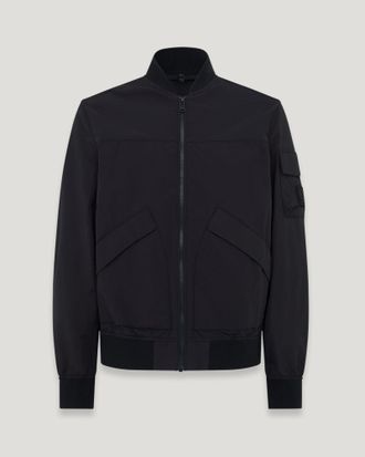 Belstaff Motion Bomber Mens Nylon Shell Black Size L