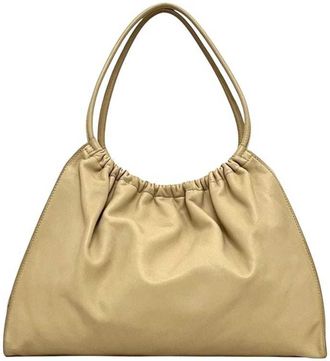 Gucci Beige Leather Tote Bag (Pre-Owned)