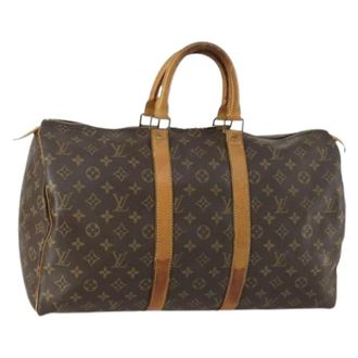 Louis Vuitton Pre-owned Weekend Bags, unisex, Brown, Size: ONE SIZE Pre-owned Weekend Bag