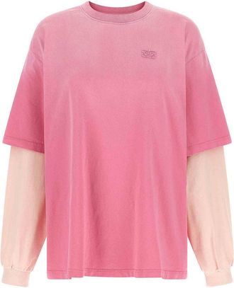 Ganni Double Layer Sleeve T-Shirt