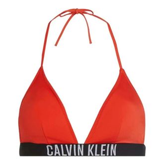Calvin Klein Badmode, Dames, Rood, L, Polyester, Triangle-RP