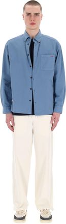 A.P.C. Cotton Button-Down Shirt with Pocket