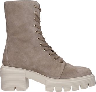 Stuart Weitzman Stivaletti Soho Donna Camoscio Beige/Latte