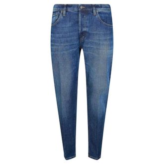 Dondup Loose-fit Jeans, male, Blue, Size: W35 Brighton Carrot Jeans