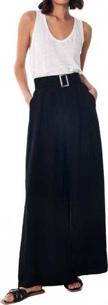 Young Fabulous & Broke Hope Wide Leg Trouser In Black