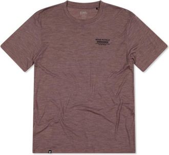 Mons Royale Zephyr Merino Tencel T-Shirt Merinoshirt f&uuml;r Herren | chestnut