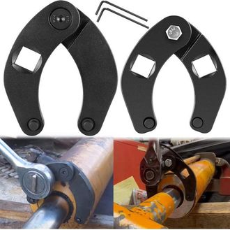 OEM Llave De Tuercas Ajustable 1266 Y Llave De Tuercas Ajustable Peque&ntilde;a 7463, Universales Para Cilindros Hidr&aacute;ulicos En La Mayor&iacute;a De La Maquinaria Agr&iacute;c