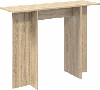 vidaXL Mesa Consola Roble Sonoma 100 X 30 X 75 Cm Madera De Ingenier&iacute;a Vidaxl