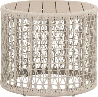 Essentials For Living Knit Outdoor Round End Table