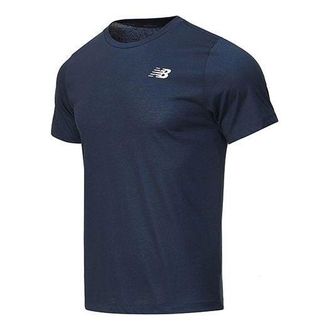 New Balance Impact Run Short Sleeve Tee Blue AMT11070-ECL