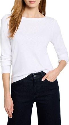 Nic+Zoe Cotton Blend T-Shirt in Paper White at Nordstrom Rack, Size Xx-Large