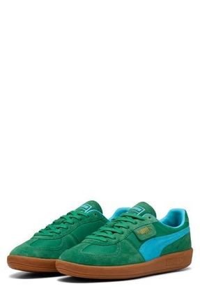 Puma Palmero Vintage Update Sneaker in Archive Green-Bright Aqua at Nordstrom Rack, Size 5