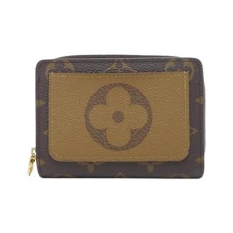 Louis Vuitton Pre-owned Wallets, female, Brown, Size: ONE SIZE Pre-owned Monogram Reverse Portefeuille Lou Wallet