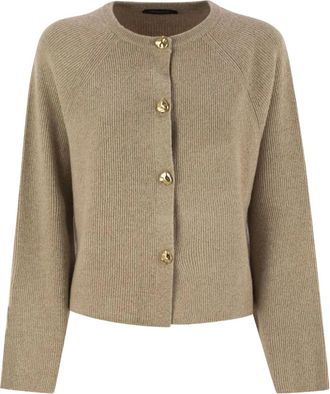 Fabiana Filippi Cardigan con bottoni - Toni neutri