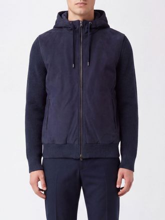 Herno Bomber Resort in lana e microfibra con cappuccio e imbottitura