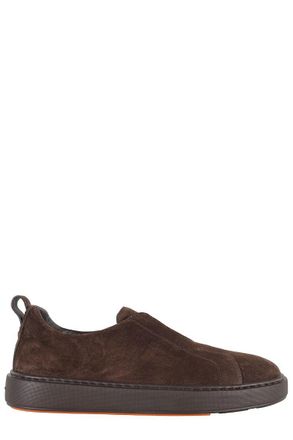 Santoni Slip-On Suede Shoes