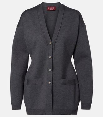 Gucci Double G wool-blend cardigan