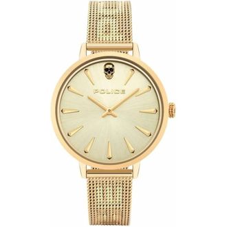 Police Miona Horloge - unisex - Accessoires - Geel - Maat: ONE Size