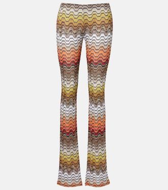 Missoni Wave lame slim pants